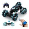 Deejoy RC Stunt Car. 2.4GHz 4WD Remote Control Gesture Sensor Toy Cars. Double Sided Rotating Off Road Vehicle 360?? Flips with Lights Music. for Boys & Girls Birthday