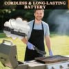 🔥50% OFF NOW! 🍖 Cordless Electric BBQ Brush Cleaner – Deep Cleaning, Long Handle & Rechargeable 🔋