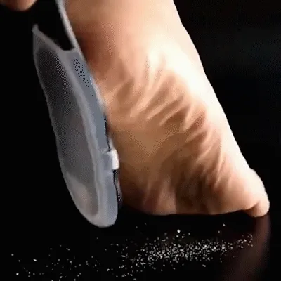 Stainless steel foot file