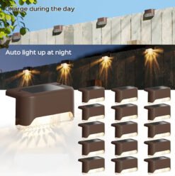 Solar Deck Lights For Stairs, Fences & Railings