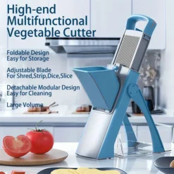 Multifunction Adjustable Vegetable Cutter | Foldable Kitchen Slicer
